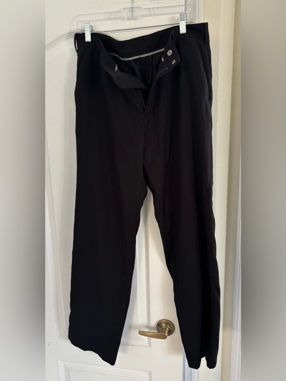 Van Heusen Black Dress Pants - Straight Leg